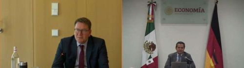 Dr Thomas Zielke (BMWi) and Alfonso Guati Rojo (SE)